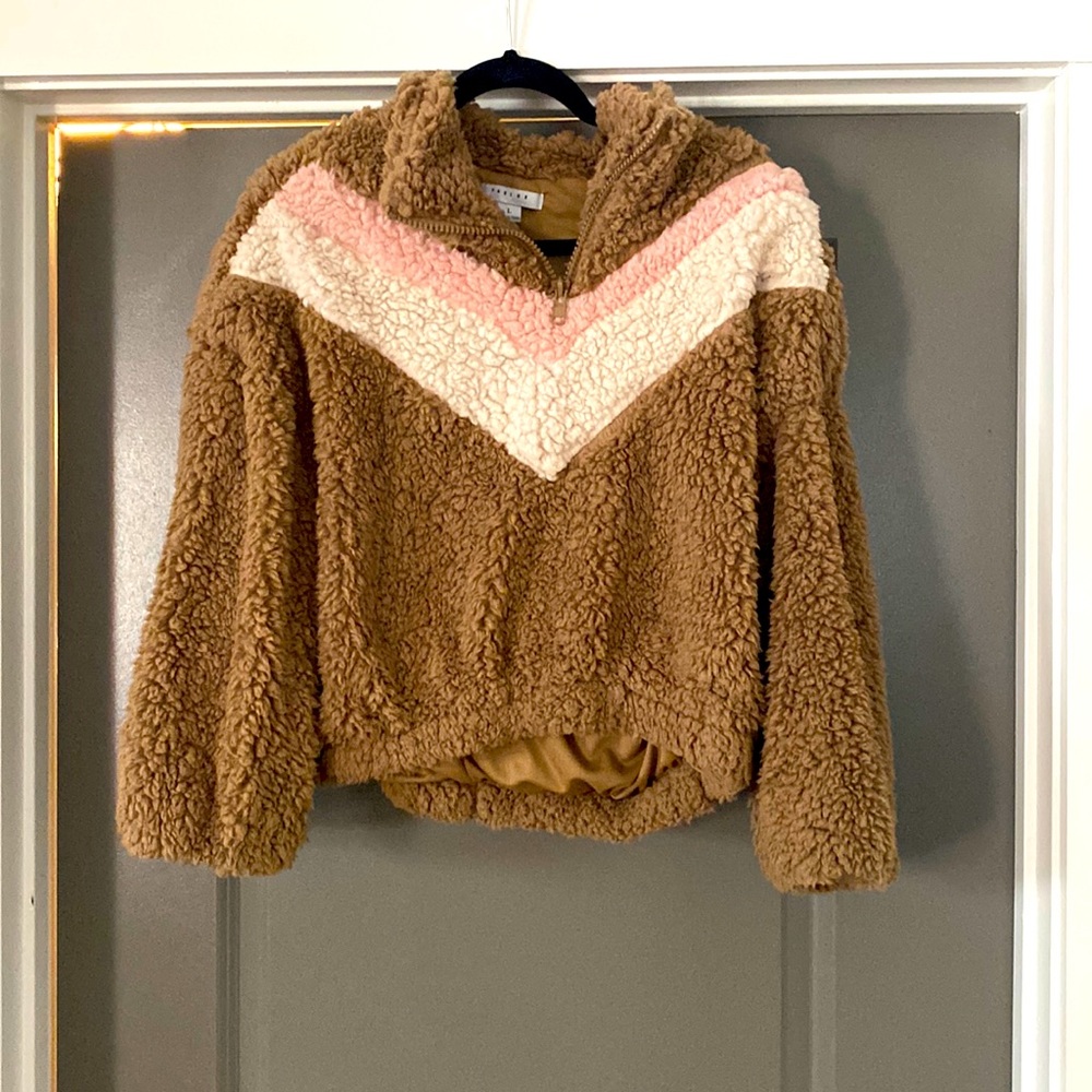 Teddy jacket pullover